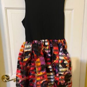 Hot Gal Black and Multicolor Maxi Dress